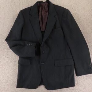 VTG Classic Collection Jacket 38R S Blue Pinstripe Blazer Made in USA